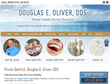 Tablet Screenshot of douglasoliverdds.com